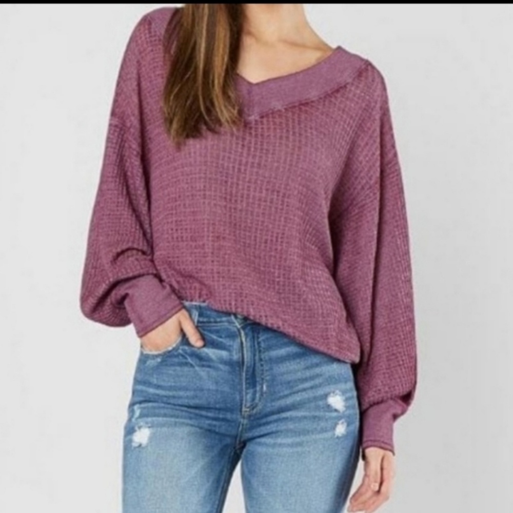 NWT Free People South Side Thermal Top